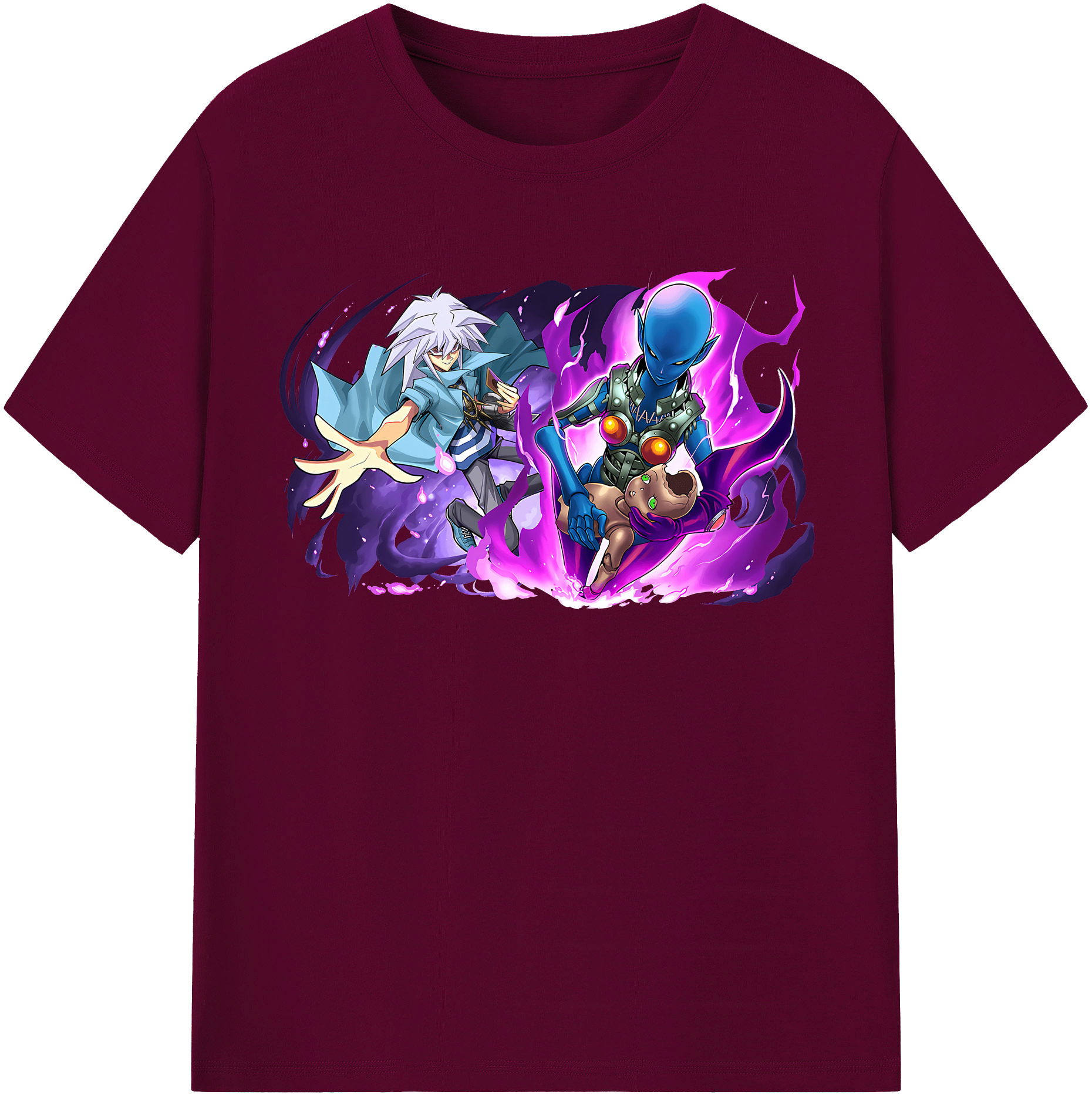 （画像用） 遊☆戯☆王 Yu-Gi-Oh! レディースカジュアルプリントTシャツ（綿100％）